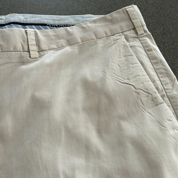 Peter Millar Men's Khaki Pants - Lt Tan - Size 42 - Picture 5 of 10